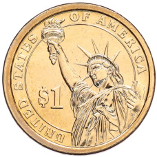 Монета 1 доллар 2012 года (Р) США «24-й президент США Гровер Кливленд» (реверс)