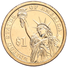 Монета 1 доллар 2012 года (Р) США «24-й президент США Гровер Кливленд» (реверс)