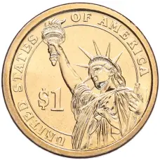 Монета 1 доллар 2012 года (Р) США «24-й президент США Гровер Кливленд» (реверс)