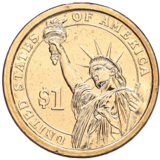 Монета 1 доллар 2012 года (Р) США «24-й президент США Гровер Кливленд» (реверс)