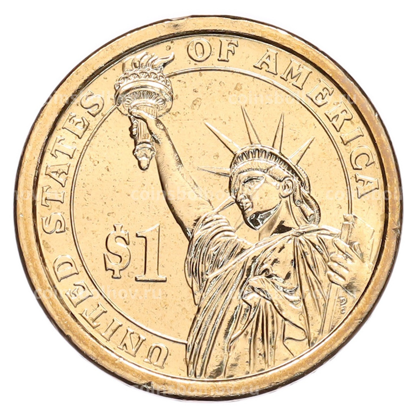 Монета 1 доллар 2012 года (Р) США «24-й президент США Гровер Кливленд» (вид 2)