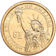 Монета 1 доллар 2012 года (Р) США «24-й президент США Гровер Кливленд» (реверс)