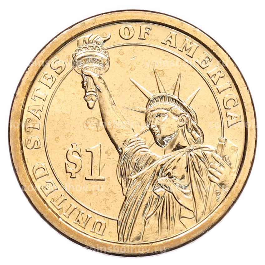 Монета 1 доллар 2012 года (Р) США «24-й президент США Гровер Кливленд» (вид 2)