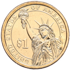 Монета 1 доллар 2012 года (Р) США «24-й президент США Гровер Кливленд» (реверс)