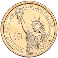 Монета 1 доллар 2012 года (Р) США «24-й президент США Гровер Кливленд» (реверс)