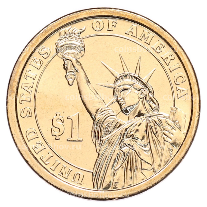 Монета 1 доллар 2012 года (Р) США «24-й президент США Гровер Кливленд» (вид 2)