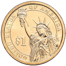Монета 1 доллар 2012 года (Р) США «24-й президент США Гровер Кливленд» (реверс)