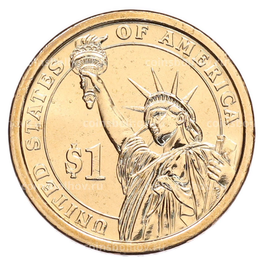 Монета 1 доллар 2012 года (Р) США «24-й президент США Гровер Кливленд» (вид 2)