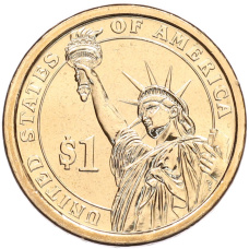 Монета 1 доллар 2012 года (Р) США «24-й президент США Гровер Кливленд» (реверс)