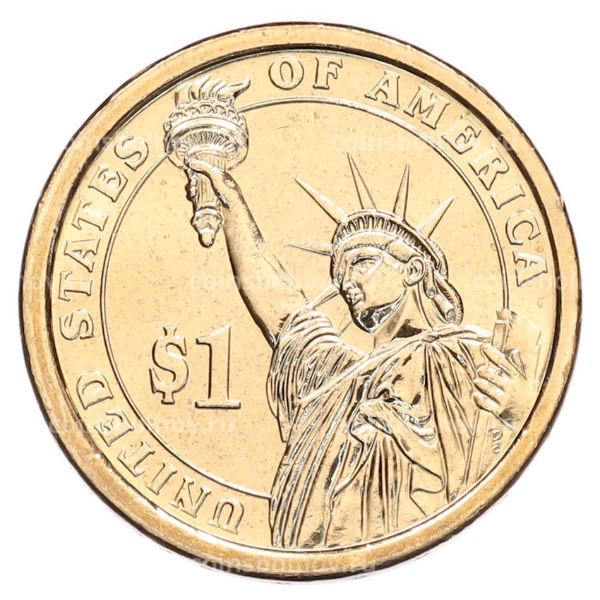 Монета 1 доллар 2012 года (Р) США «24-й президент США Гровер Кливленд» (вид 2)