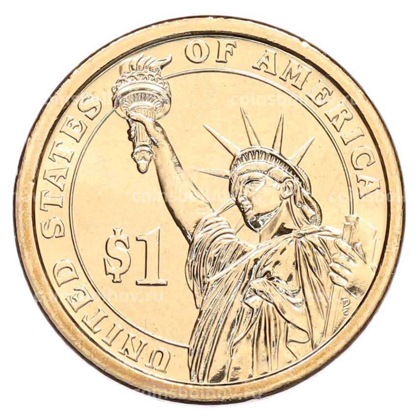 Монета 1 доллар 2012 года (Р) США «24-й президент США Гровер Кливленд» (вид 2)