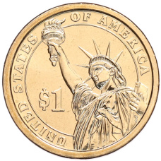 Монета 1 доллар 2012 года (Р) США «24-й президент США Гровер Кливленд» (реверс)