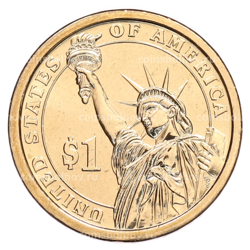 Монета 1 доллар 2012 года (Р) США «24-й президент США Гровер Кливленд» (вид 2)