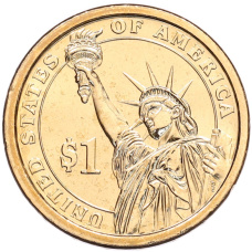 Монета 1 доллар 2012 года (Р) США «24-й президент США Гровер Кливленд» (реверс)