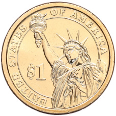 Монета 1 доллар 2012 года (Р) США «24-й президент США Гровер Кливленд» (реверс)