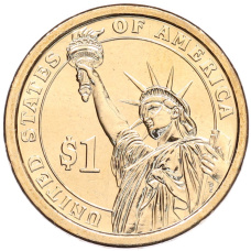 Монета 1 доллар 2012 года (Р) США «24-й президент США Гровер Кливленд» (реверс)