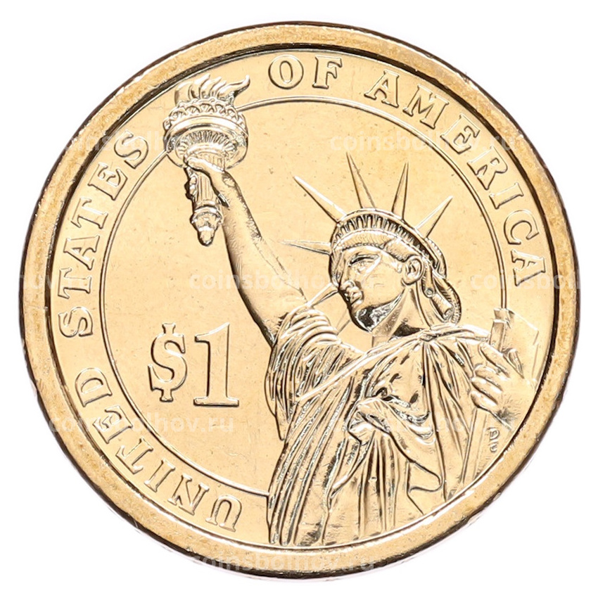 Монета 1 доллар 2012 года (Р) США «24-й президент США Гровер Кливленд» (вид 2)