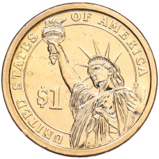 Монета 1 доллар 2012 года (Р) США «24-й президент США Гровер Кливленд» (реверс)