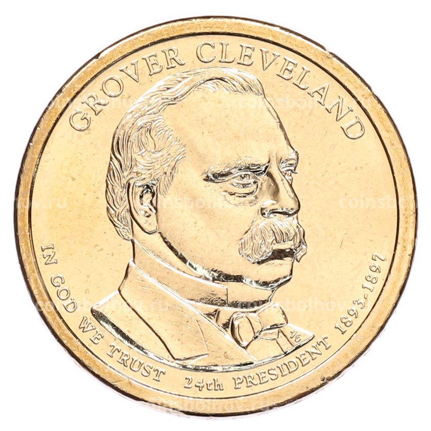 Монета 1 доллар 2012 года (Р) США «24-й президент США Гровер Кливленд»