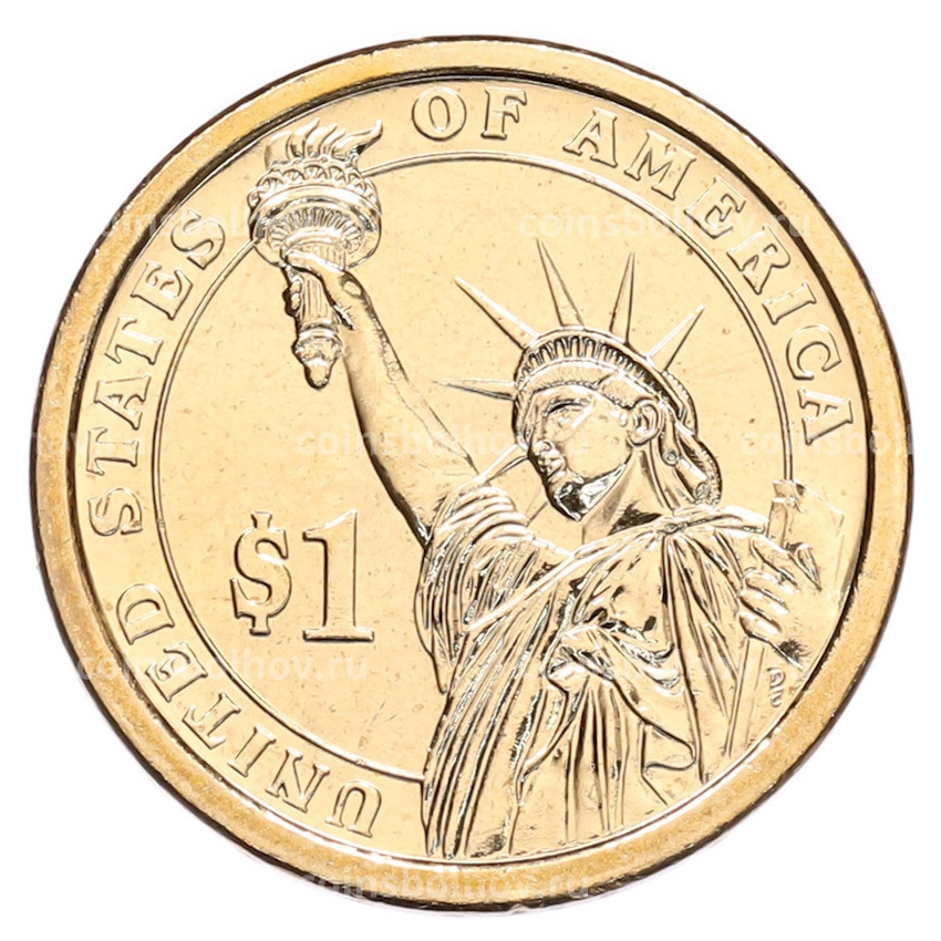 Монета 1 доллар 2012 года (Р) США «24-й президент США Гровер Кливленд» (вид 2)