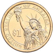 Монета 1 доллар 2012 года (Р) США «24-й президент США Гровер Кливленд» (реверс)