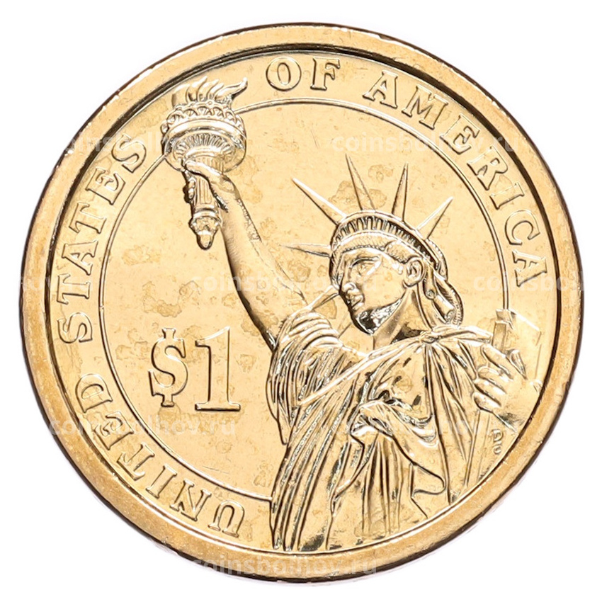 Монета 1 доллар 2012 года (Р) США «24-й президент США Гровер Кливленд» (вид 2)