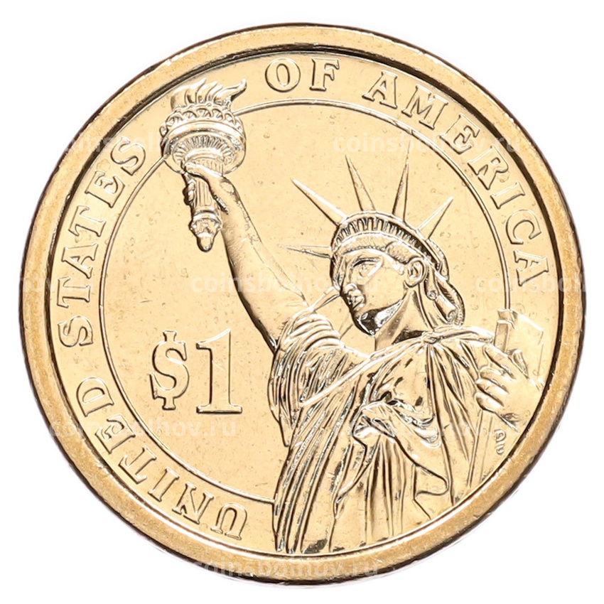 Монета 1 доллар 2012 года (Р) США «24-й президент США Гровер Кливленд» (вид 2)