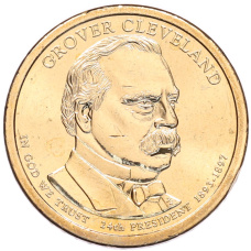 Монета 1 доллар 2012 года (Р) США «24-й президент США Гровер Кливленд» (аверс)