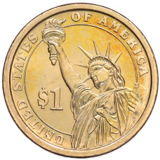 Монета 1 доллар 2012 года (Р) США «24-й президент США Гровер Кливленд» (реверс)