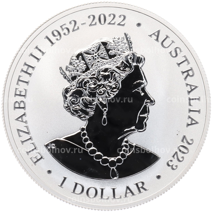 Монета 1 доллар 2023 года Австралия «Императорский пингвин» (вид 2)