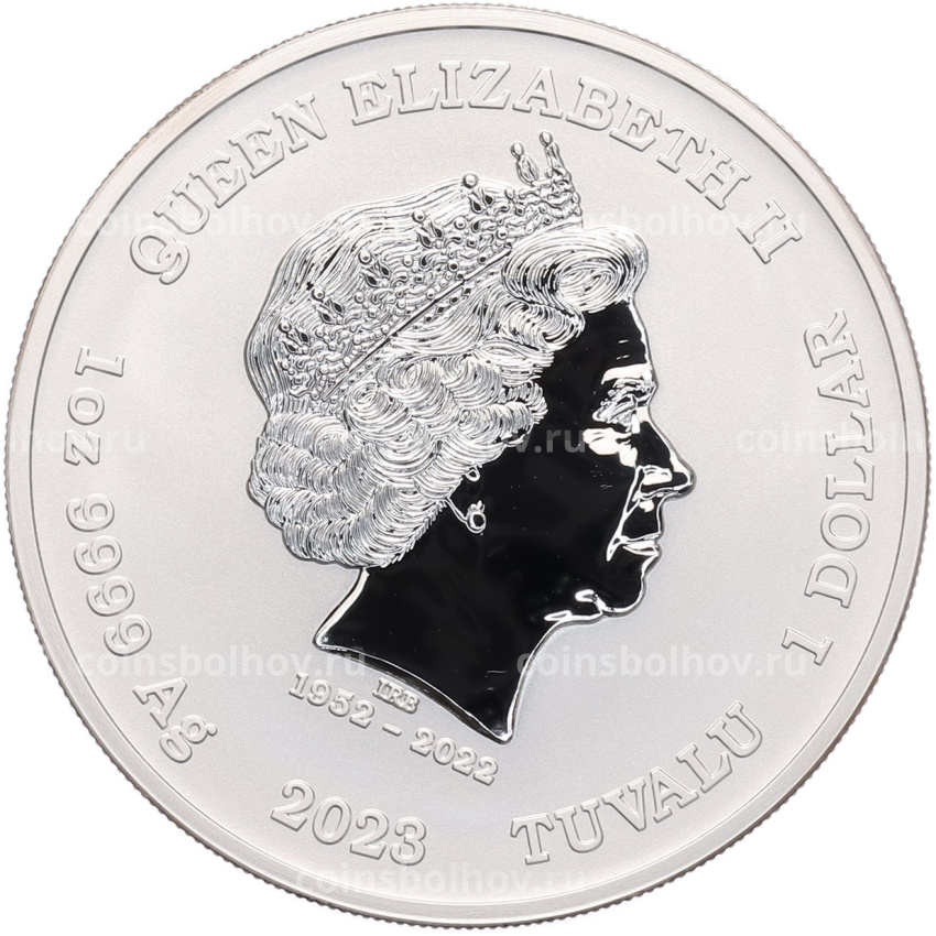 Монета 1 доллар 2023 года Тувалу «Боги Олимпа — Артемида» (вид 2)