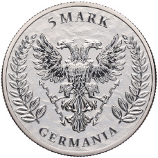Монета 5 марок 2024 года Германия «Аллегория Германии» (реверс)