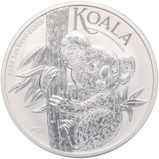 Монета 1 доллар 2024 года Австралия «Австралийская коала» (аверс)