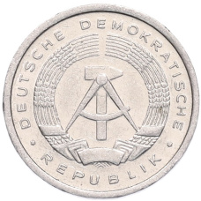 Монета 1 пфенниг 1985 года Восточная Германия (ГДР) (реверс)