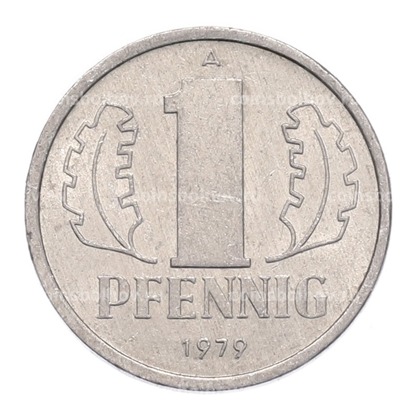 Монета 1 пфенниг 1979 года Восточная Германия (ГДР)