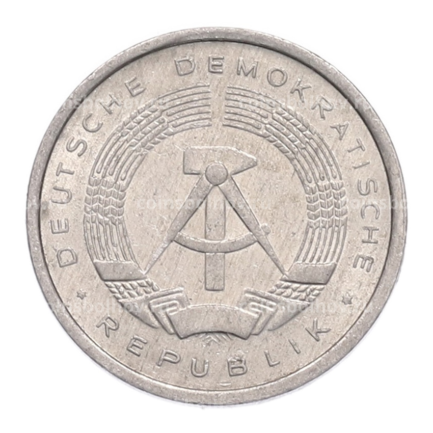 Монета 1 пфенниг 1979 года Восточная Германия (ГДР) (вид 2)