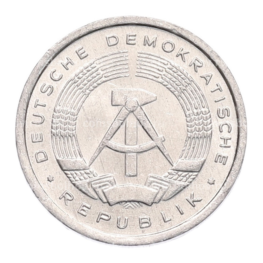 Монета 1 пфенниг 1987 года Восточная Германия (ГДР) (вид 2)