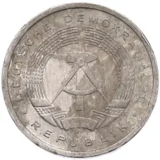 Монета 1 пфенниг 1982 года Восточная Германия (ГДР) (реверс)