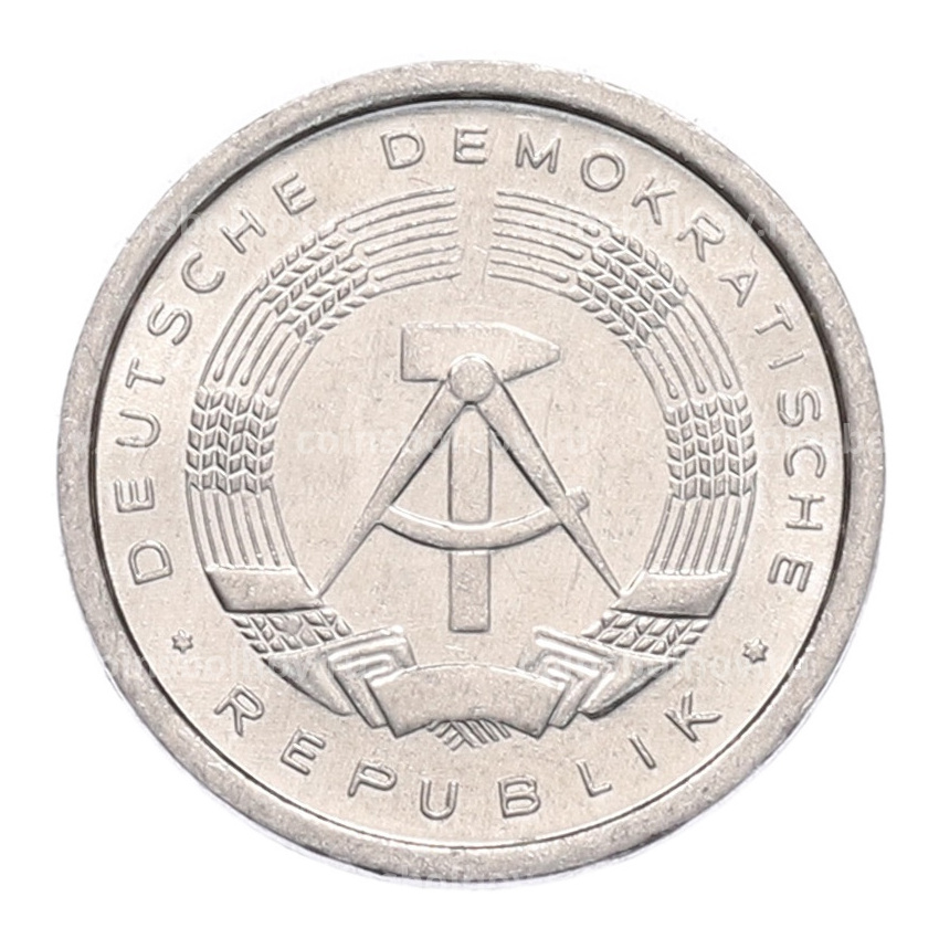 Монета 1 пфенниг 1989 года Восточная Германия (ГДР) (вид 2)