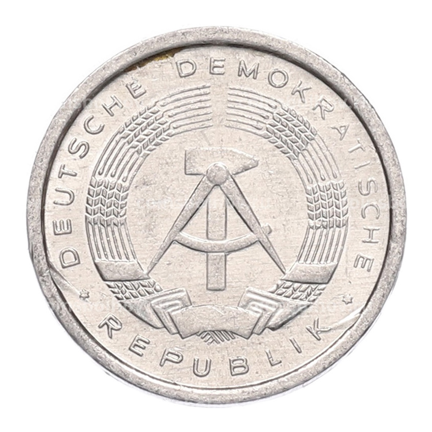 Монета 1 пфенниг 1989 года Восточная Германия (ГДР) (вид 2)