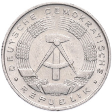 Монета 1 пфенниг 1968 года Восточная Германия (ГДР) (реверс)