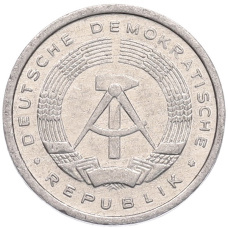 Монета 1 пфенниг 1983 года Восточная Германия (ГДР) (реверс)