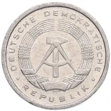 Монета 1 пфенниг 1983 года Восточная Германия (ГДР) (реверс)