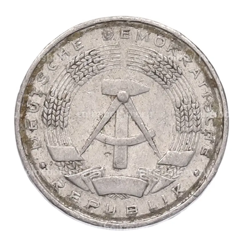 Монета 1 пфенниг 1961 года Восточная Германия (ГДР) (вид 2)