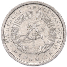 Монета 1 пфенниг 1988 года Восточная Германия (ГДР) (реверс)