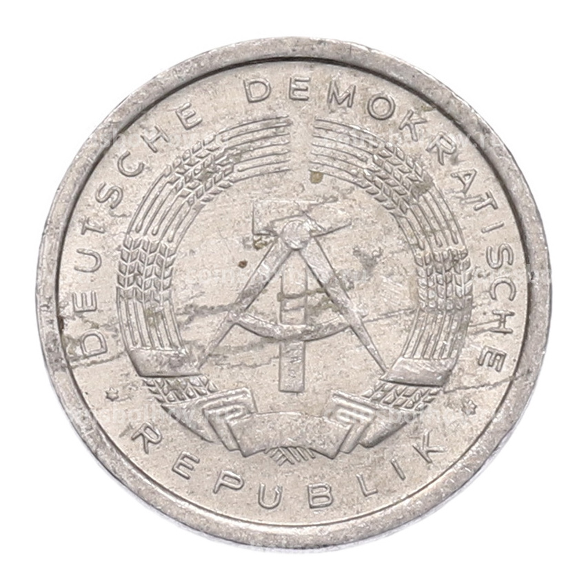 Монета 1 пфенниг 1988 года Восточная Германия (ГДР) (вид 2)