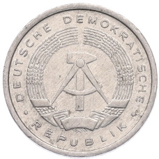 Монета 1 пфенниг 1982 года Восточная Германия (ГДР) (реверс)