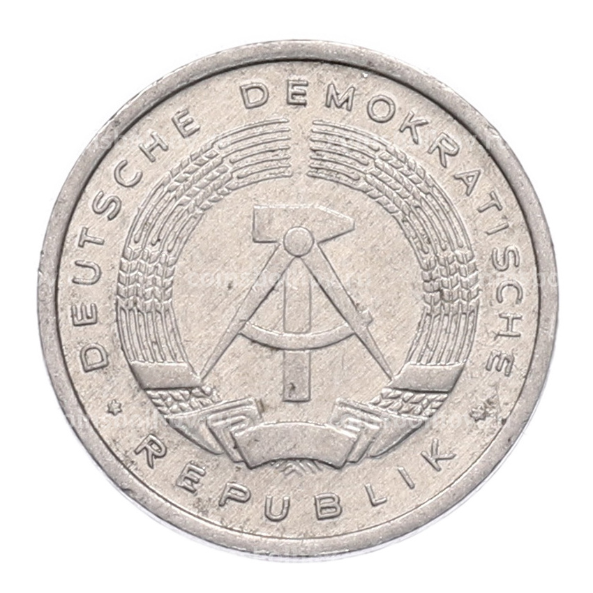 Монета 1 пфенниг 1982 года Восточная Германия (ГДР) (вид 2)