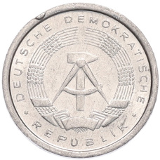 Монета 1 пфенниг 1988 года Восточная Германия (ГДР) (реверс)