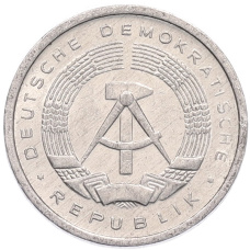 Монета 1 пфенниг 1984 года Восточная Германия (ГДР) (реверс)